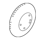 517123X000 - Brakes: Rotor for Hyundai Image