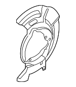 51755F2000 - Brakes: Splash Shield for Hyundai Image