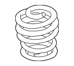 8E0511115FJ - Suspension: Coil Spring for Audi: A4, A4 Quattro, RS4, S4 Image