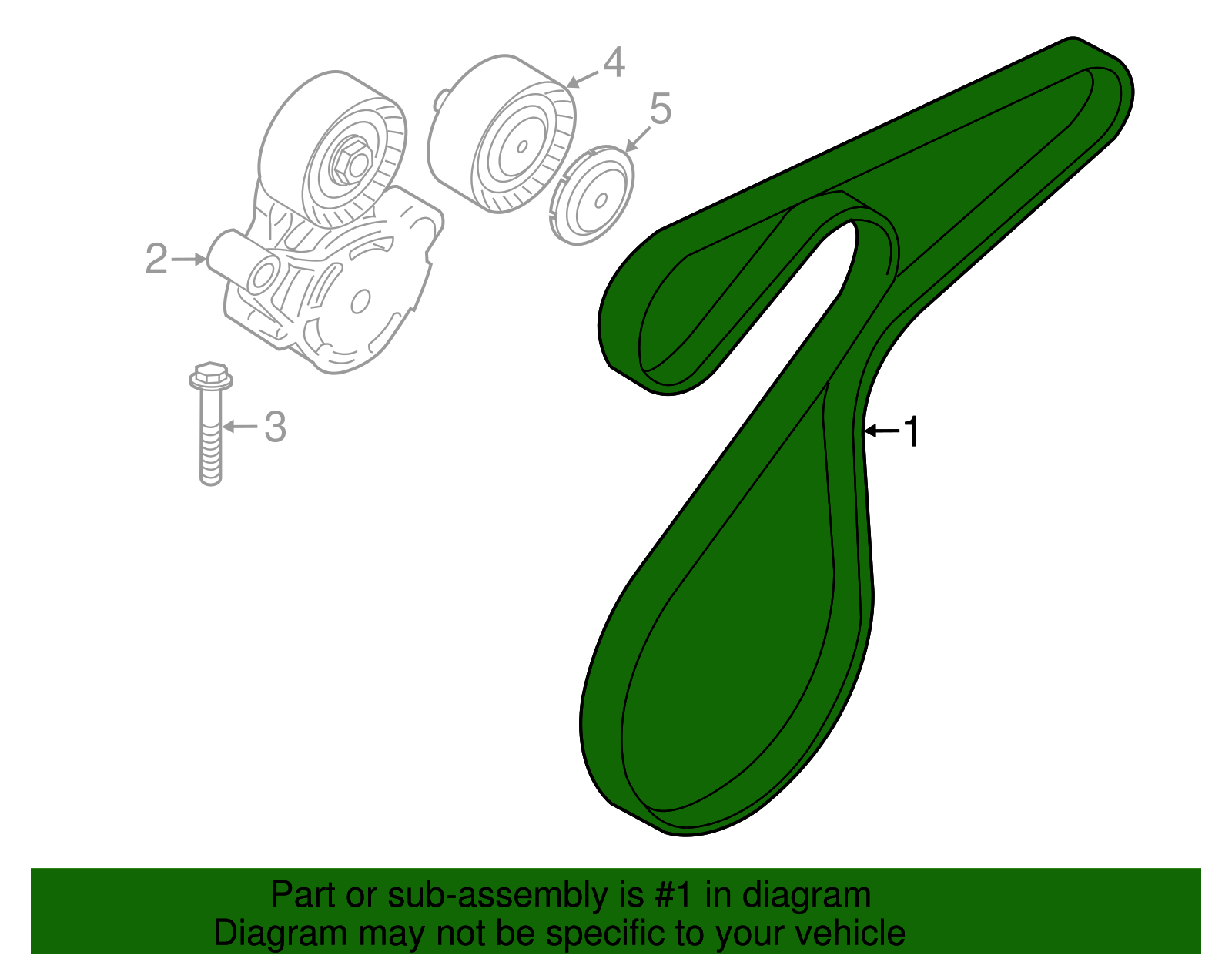 2014-2019 Mini Serpentine Belt 11-28-8-573-253 | Mini Parts