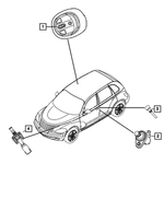 56046240AA - Electrical: Sunroof Switch for Mopar Image