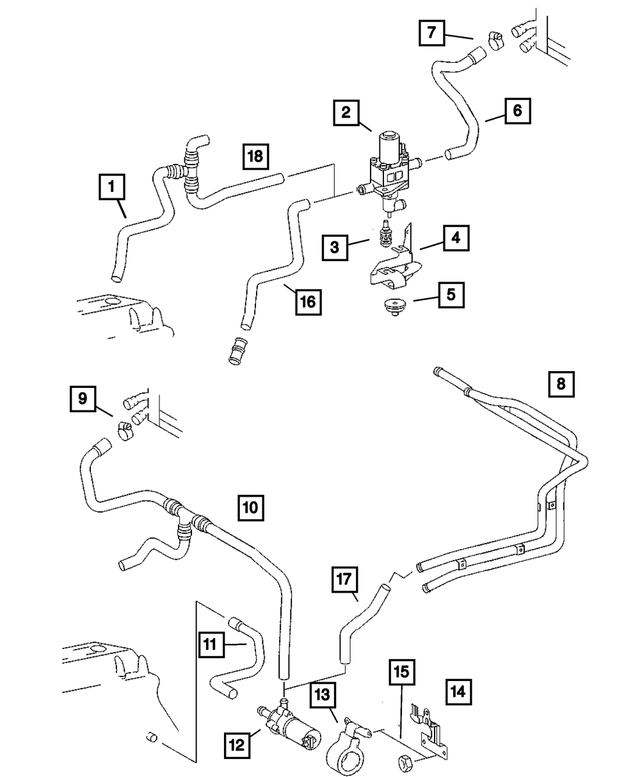 5124867AA - : Hose for Mopar Image