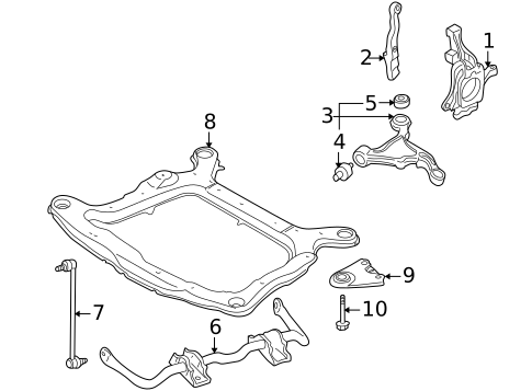 Suspension Components for 2005 Ford Five Hundred #0