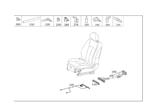 Orthopaedic Front Backrest for 2008 Mercedes-Benz R350 #0