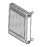 17217887304 - Cooling System: Oil Cooler Assembly for BMW: Alpina XB7, M5 Touring, X5, X6, X7, XM Image