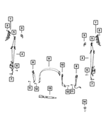 6036773AA - Restraints: Pan Head Screw for Mopar Image