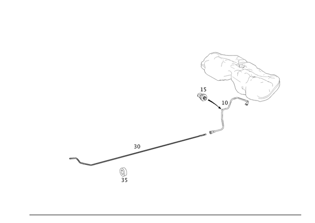 1644701664 - Fuel System: Line for Mercedes-Benz Image image