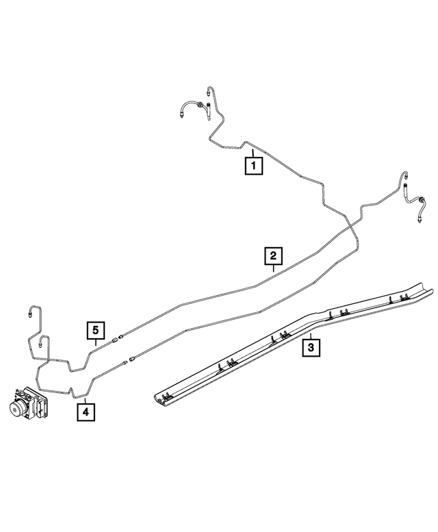 68571859AA - : Brake Tube for Mopar Image