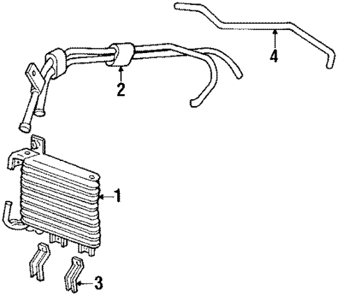Oil Cooler for 1994 Hyundai Sonata #0