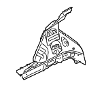 97050198302GRV - Body: Inner Wheelhouse for Porsche: Panamera Image