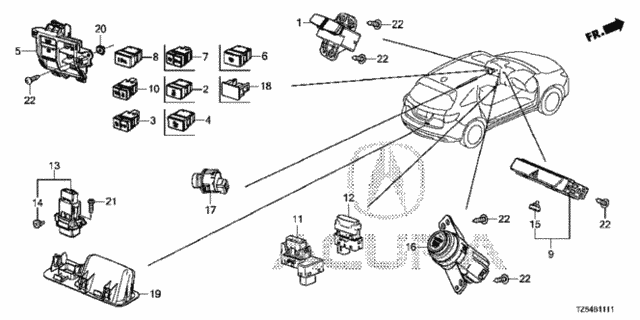 Switch (2) for 2017 Acura MDX #0