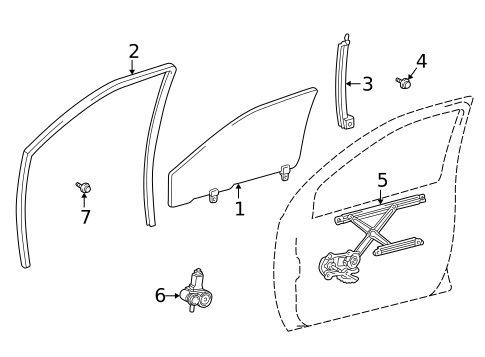 Door for 2005 Scion tC #1