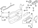 NL3Z1623942XA - Body: Door Trim Panel for Ford Image