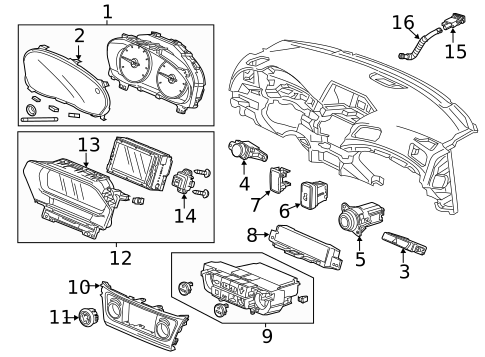 Controls for 2018 Acura ILX #2