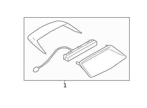 High Mounted Stop Lamp for 2017 Toyota 86 #0