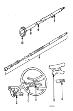 MB166313 - : Shaft Assembly for Mitsubishi Image