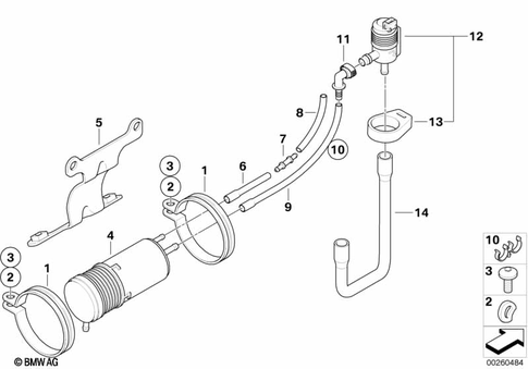 Ventilation, Emissions Monitoring for 2002 BMW-Motorrad F 650 CS #0