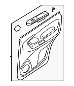 8L8Z7827406AA - Body: Door Trim Panel for Ford Image