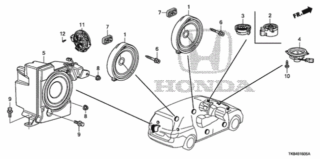 Speaker for 2011 Honda Odyssey #0