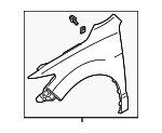 60210TX4A91ZZ - Body: Fender for Acura Image