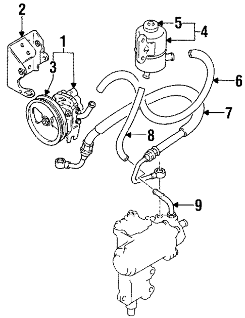 Pump & Hoses for 1996 Suzuki X-90 #0