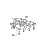 5161076AA - Manual Transmission 6 Speed: Manual Transmission Fork And Rail Assy for Mopar Image