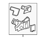 79205TZ5A43 - HVAC: Side Duct for Honda: Passport, Pilot, Ridgeline Image