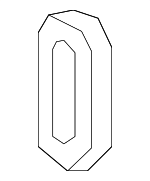 79731TK4A00 - HVAC: Heater Core Grommet for Honda: Civic, CR-V, HR-V, Odyssey, Passport, Pilot, Ridgeline Image