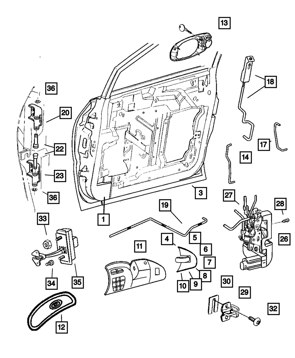 2001-2026 Mopar Latch Link Clip, Right 4658674 | My Mopar Parts