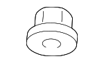 30640699 - Electrical: Tail Lamp Nut for Volvo Image