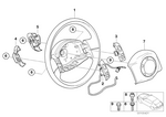 32330146480 - Steering: Strng Whl,Leath.,"Cooper S"Multifunction for Mini Image