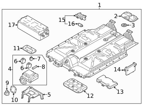 Battery for 2023 Kia Niro EV #0