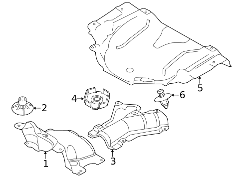 Heat Shields for 2019 Volvo XC90 #1