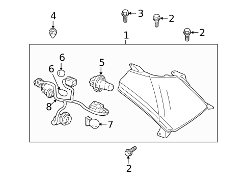 Bulbs - Chassis for 2007 Suzuki XL-7 #0