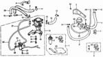 18522634670 - : Hose A, Anti-Afterburn for Honda Image