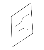 94029FG000 - Body: Belt Weather-strip Tape for Subaru Image