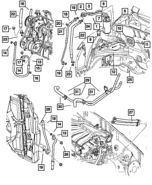 5166997AD - : A/C Suction Line for Mopar Image