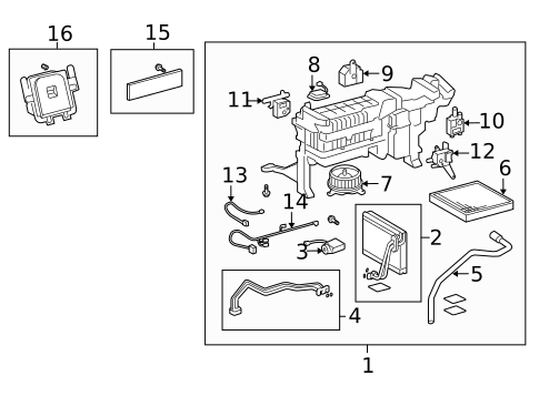 Auxiliary Heater & AC for 2012 Lexus LS460 #0