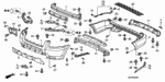 9390315380 - Interior/Bumper: SCREW, TAPPING (5X16) for Honda Image