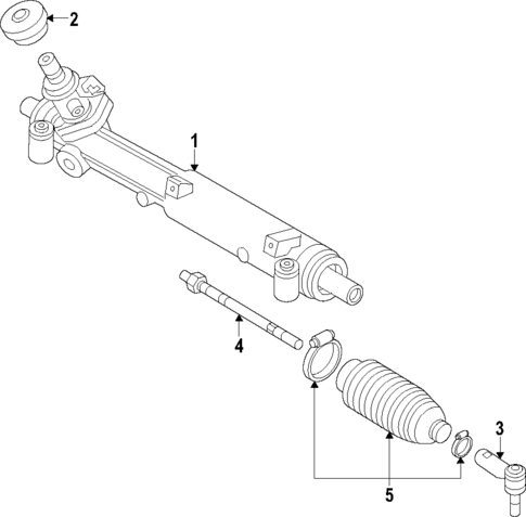 Steering Gear & Linkage for 2010 Saab 9-5 #1