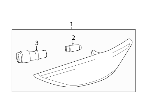 Side Marker Lamps for 2016 Porsche Cayman #0