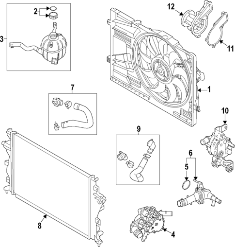 Water Pump for 2020 Hyundai Sonata #1