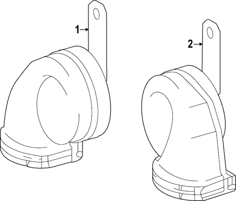 Horn for 2025 Lexus LX700h #0