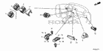 9390314320 - Electrical/Exhaust/Heater/Fuel: SCREW, TAPPING (4X12) for Honda Image