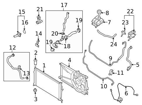 Radiator & Components for 2012 Mazda 3 #3