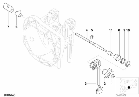 Inside Shift-Control Components for 2003 BMW-Motorrad K 1200 LT #0