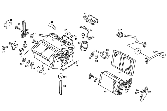 1168350197 - : Hose for Mercedes-Benz Image