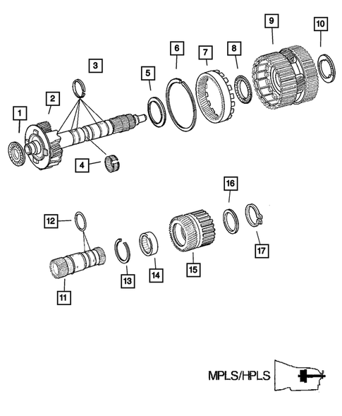 Gear Train for 2006 Dodge Sprinter 3500 #3
