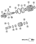 5138438AA - Automatic Transmission 5 Speed [DGZ]: Thrust Bearing for Mopar Image