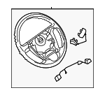 96837668 - Steering: Steering Wheel for Chevrolet: Aveo, Aveo5 Image